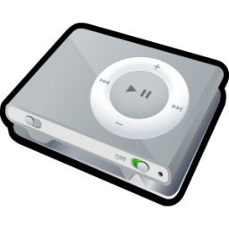 iPod Shuffle Silver Icon 256x256 png